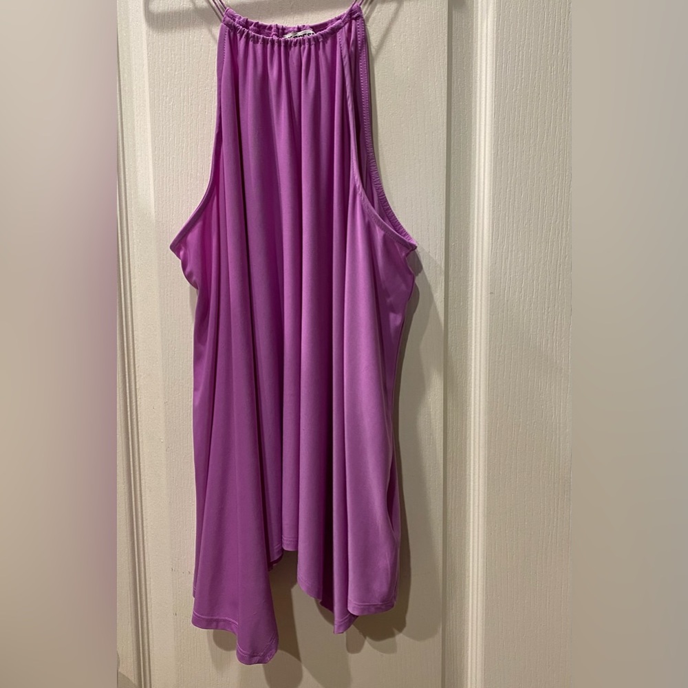 Express Purple Flowy Top-M
